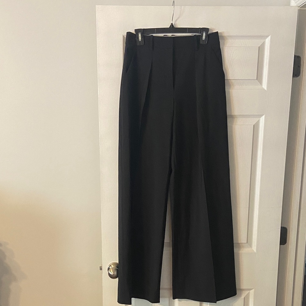 NWOT Veronica Beard Black Wide Leg Pants